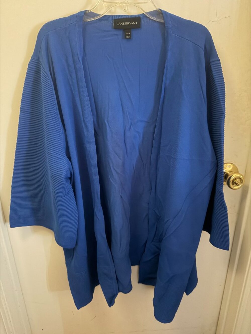 Lane Bryant Royal Blue Open Blazer W 22-24